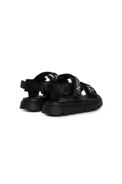 N°21 Platform sandals with logoed straps | Bambino Sandali E Ciabatte | Ciabatte E Sandali
