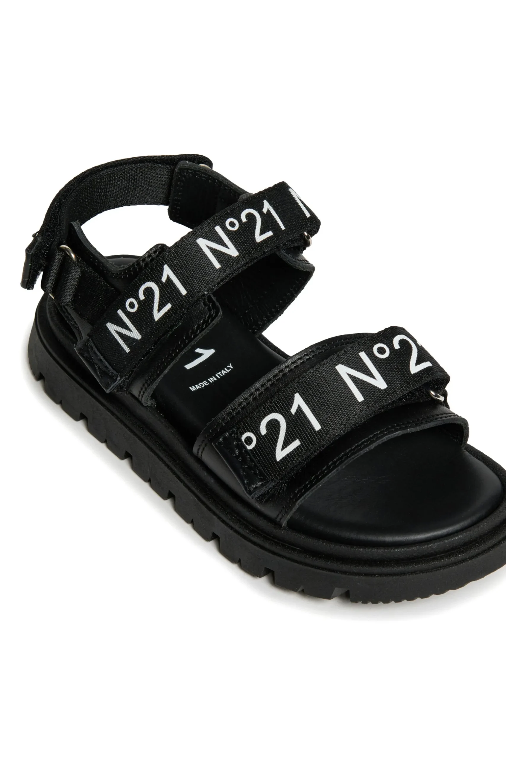 N°21 Platform sandals with logoed straps | Bambino Sandali E Ciabatte | Ciabatte E Sandali