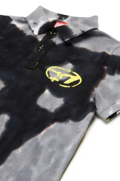 DIESEL Polo batik con logo Oval D | Bambino Oval D By Diesel | Oval D By Diesel
