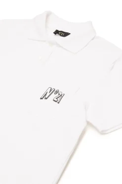 N°21 Polo con logo effetto 3d | Bambino T-Shirts