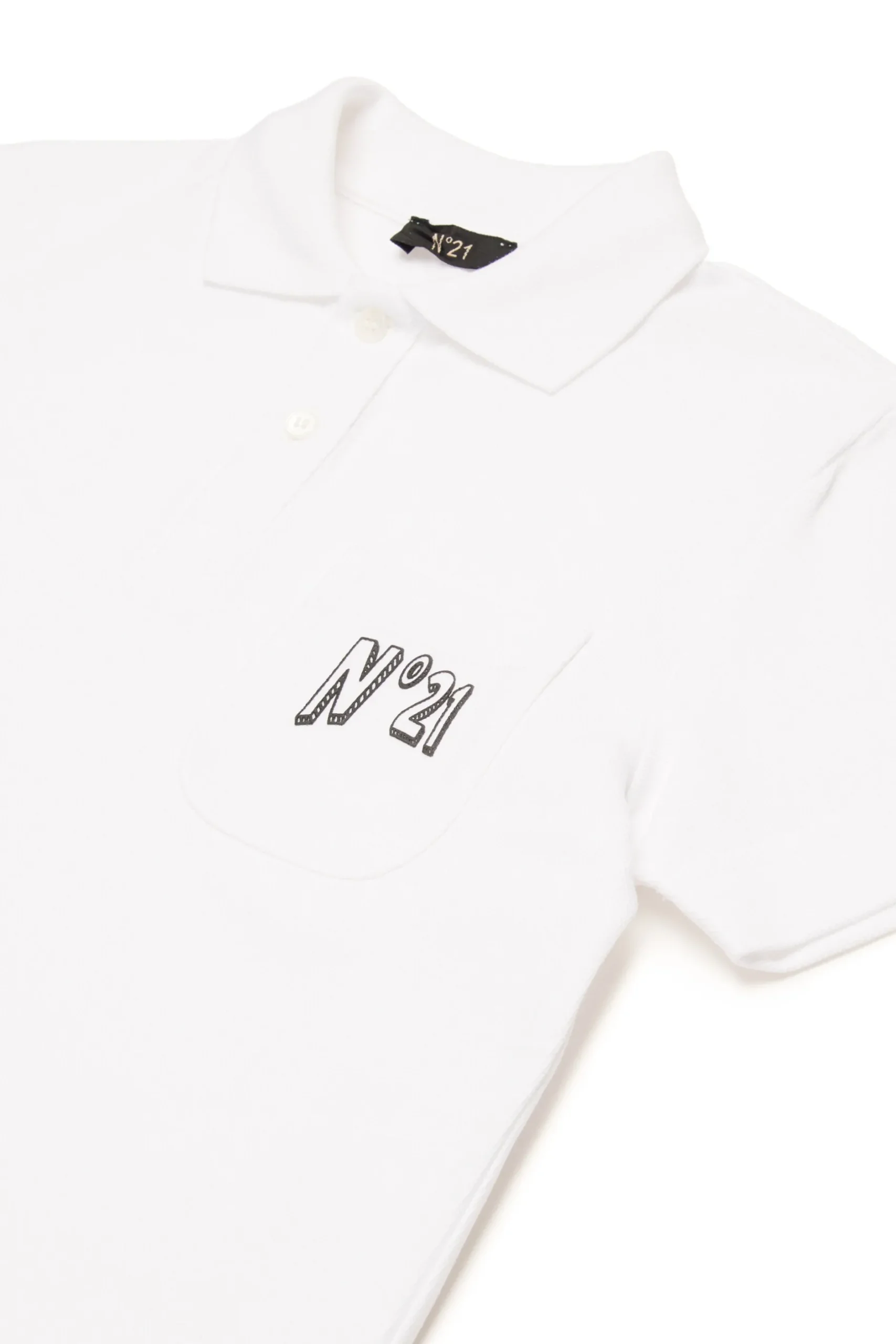 N°21 Polo con logo effetto 3d | Bambino T-Shirts