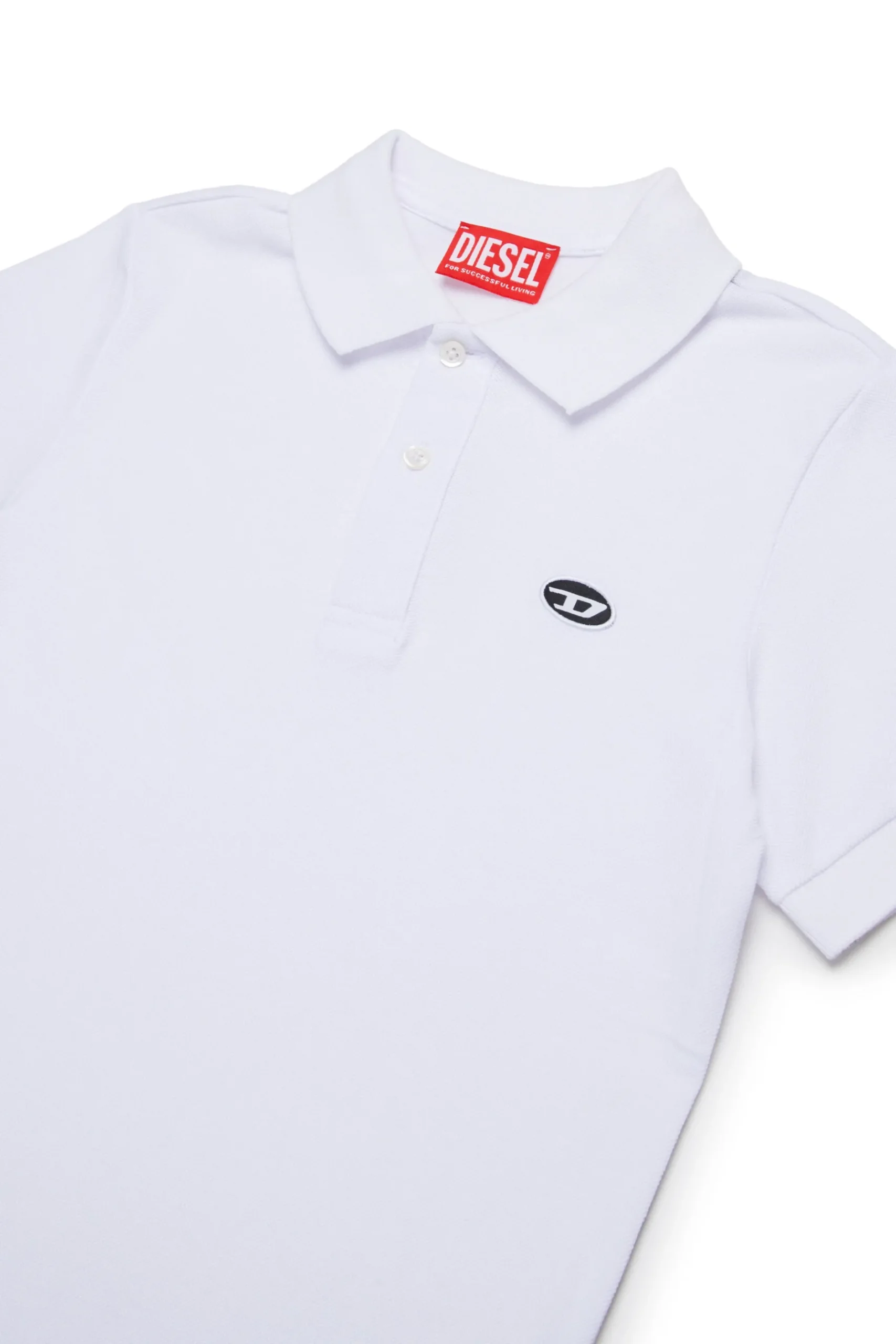 DIESEL Polo in piqué con logo oval D | Bambino T-Shirts