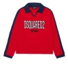 DSQUARED2 Polo manica lunga con patch | Bambino T-Shirts | Logomania