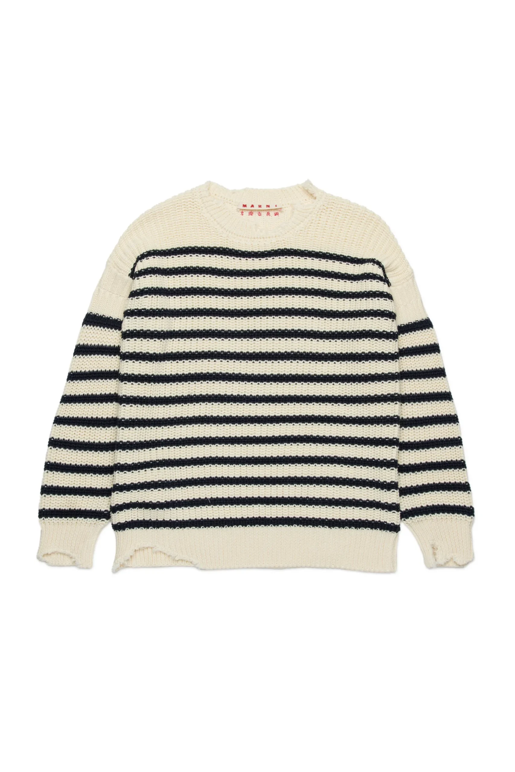 MARNI Pullover a righe con rotture | Bambino Maglieria | Maglieria