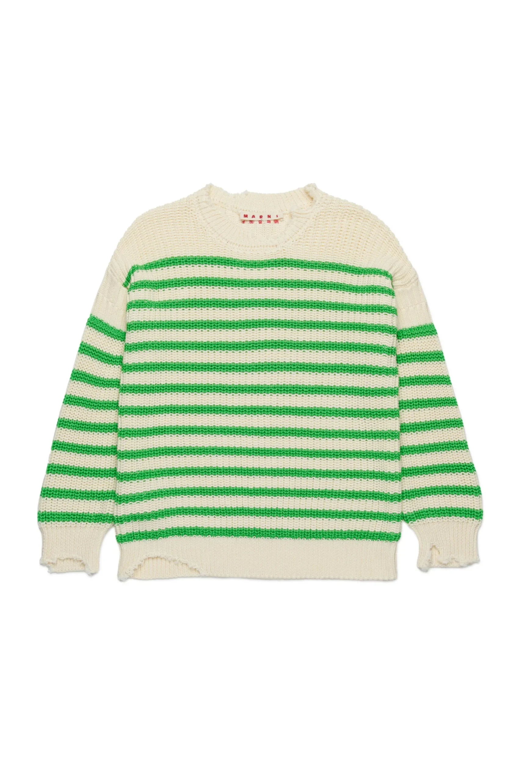 MARNI Pullover a righe con rotture | Bambino Maglieria | Maglieria