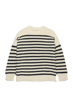 MARNI Pullover a righe con rotture | Bambino Maglieria | Maglieria