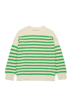 MARNI Pullover a righe con rotture | Bambino Maglieria | Maglieria