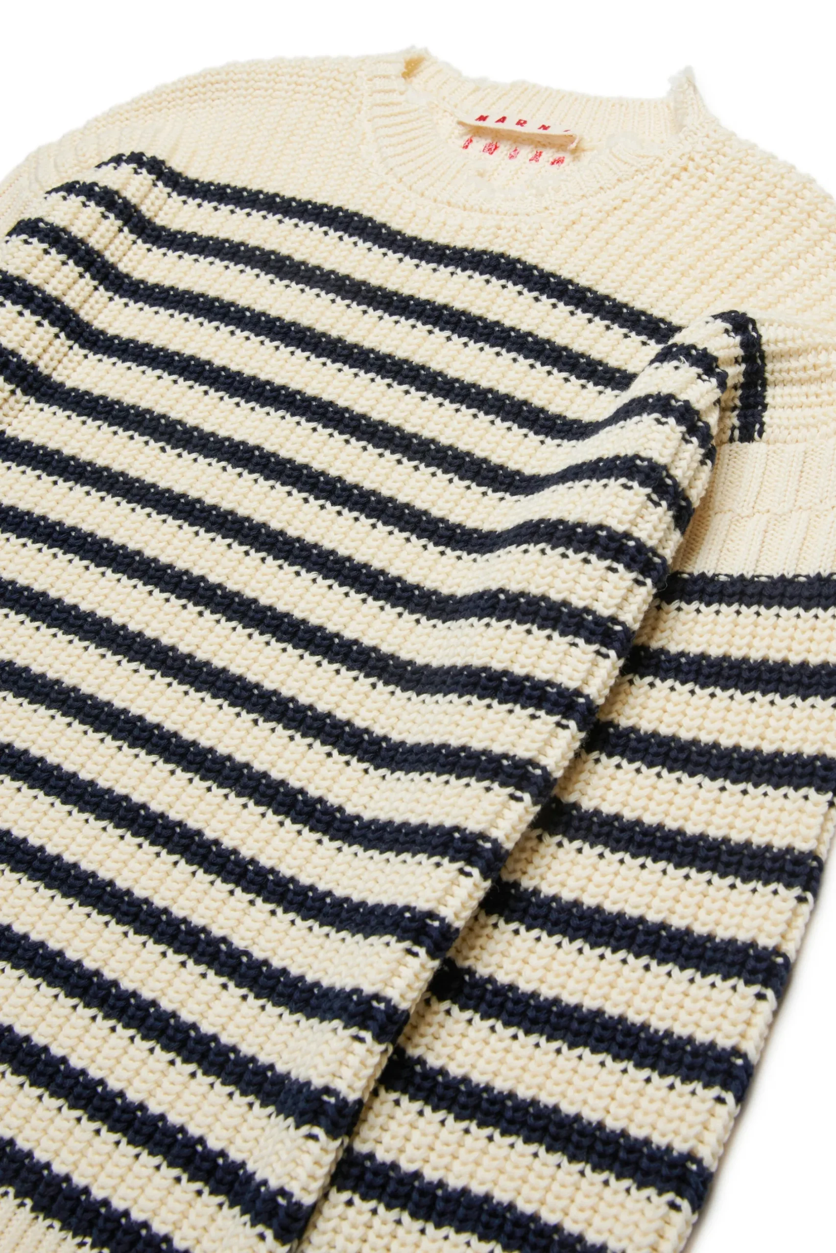 MARNI Pullover a righe con rotture | Bambino Maglieria | Maglieria