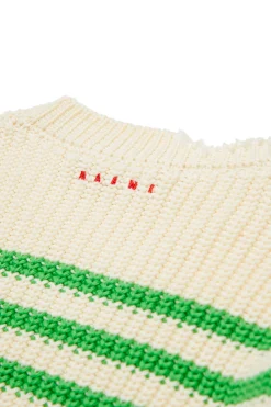 MARNI Pullover a righe con rotture | Bambino Maglieria | Maglieria