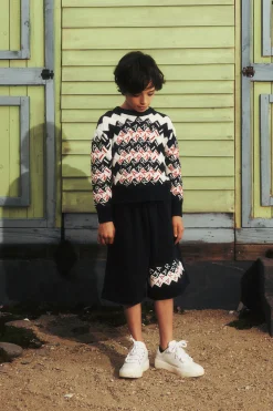MARNI Pullover a trecce con motivo Promenade | Bambino Maglieria | Maglieria