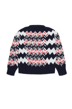 MARNI Pullover a trecce con motivo Promenade | Bambino Maglieria | Maglieria
