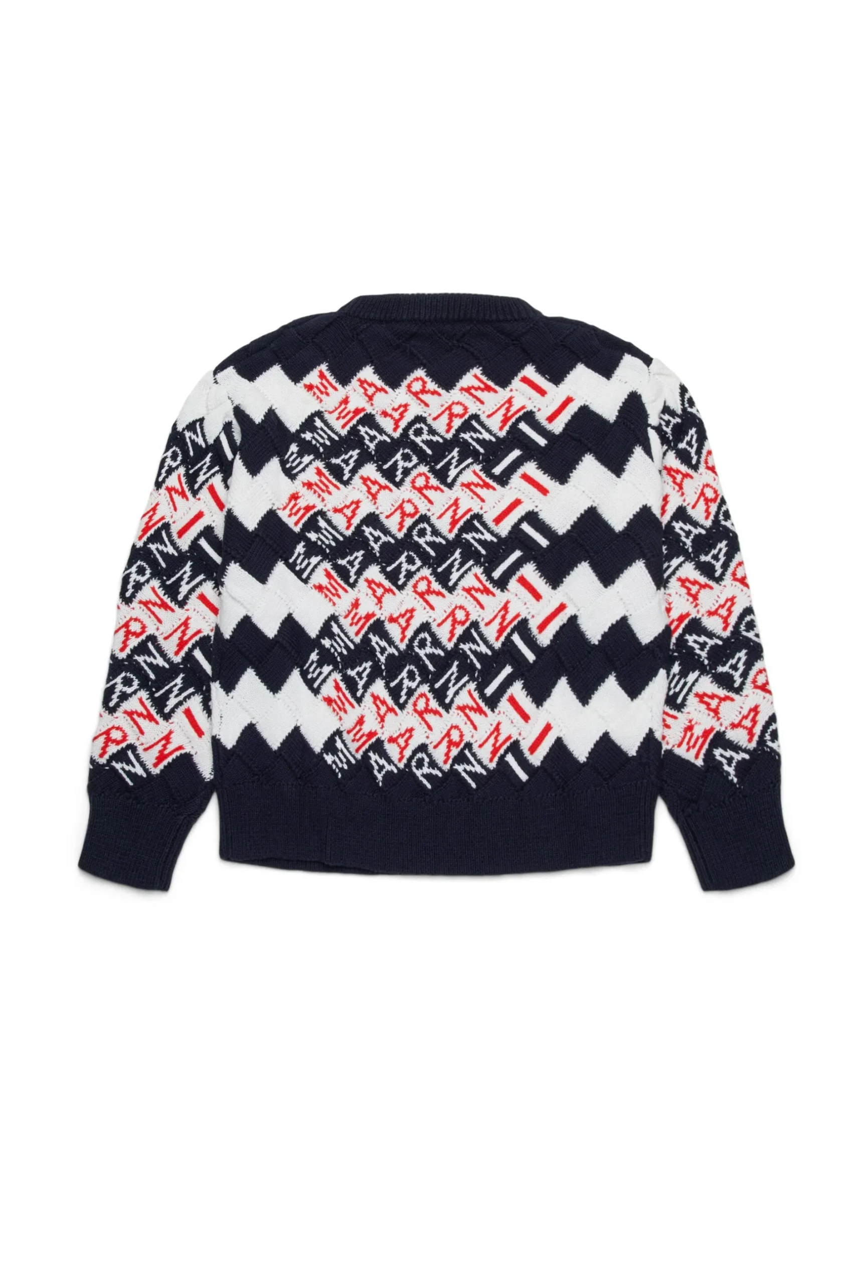 MARNI Pullover a trecce con motivo Promenade | Bambino Maglieria | Maglieria