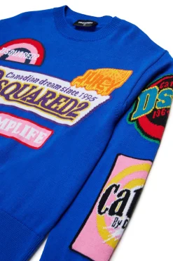 DSQUARED2 Pullover con grafica Urban | Bambino Maglieria | Maglieria