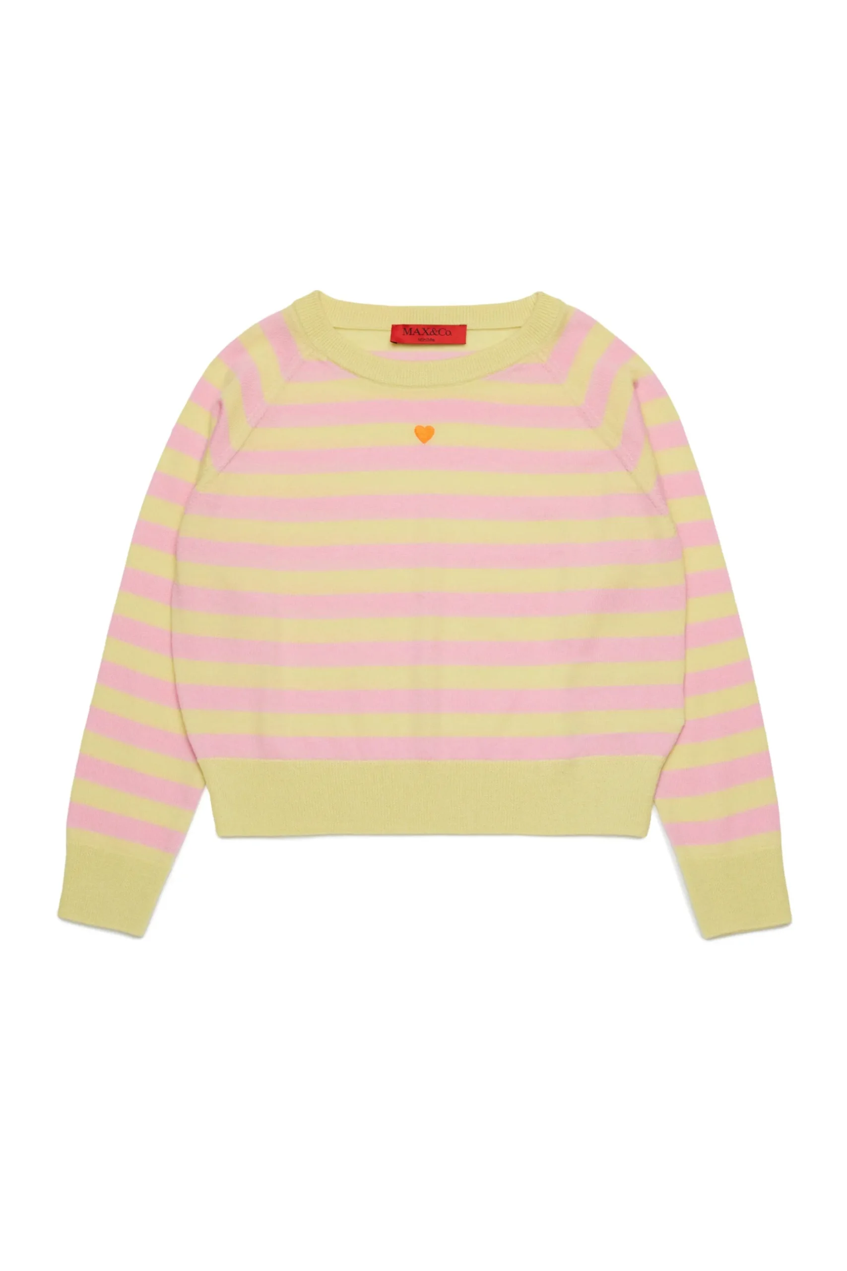 MAX&Co. Pullover girocollo in lana a righe | Maglieria