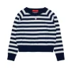 MAX&Co. Pullover girocollo in lana a righe | Maglieria