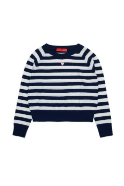 MAX&Co. Pullover girocollo in lana a righe | Maglieria
