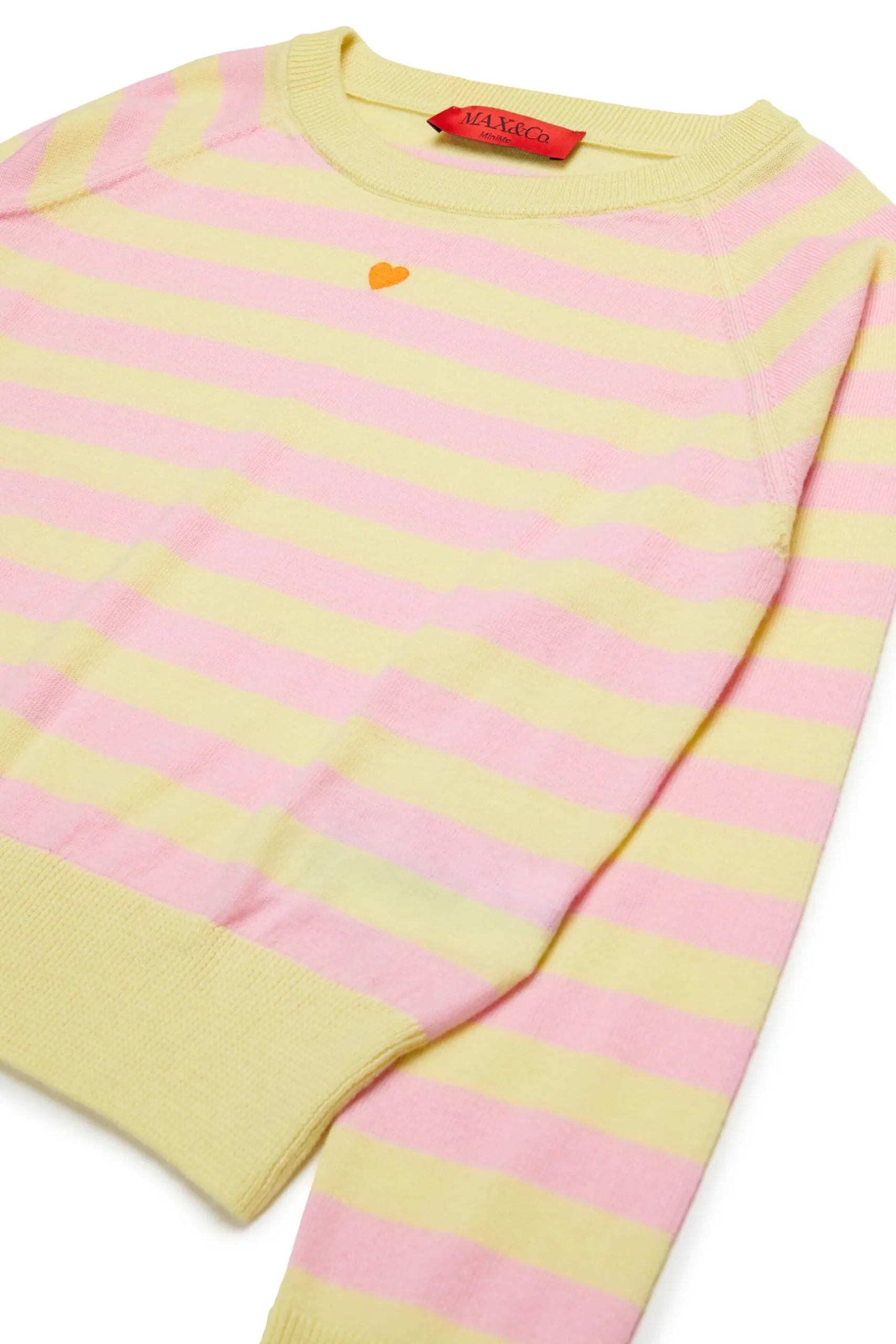 MAX&Co. Pullover girocollo in lana a righe | Maglieria