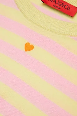 MAX&Co. Pullover girocollo in lana a righe | Maglieria