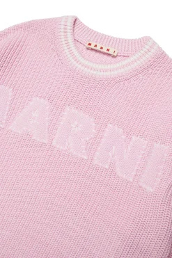 MARNI Pullover in cotone con patch Mended | Bambino Maglieria | Logomania