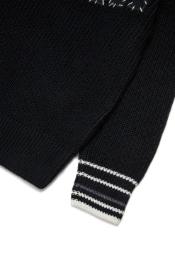 MARNI Pullover in cotone con patch Mended | Bambino Maglieria | Logomania