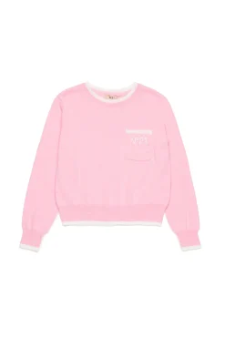 N°21 Pullover in cotone con taschino | Maglieria