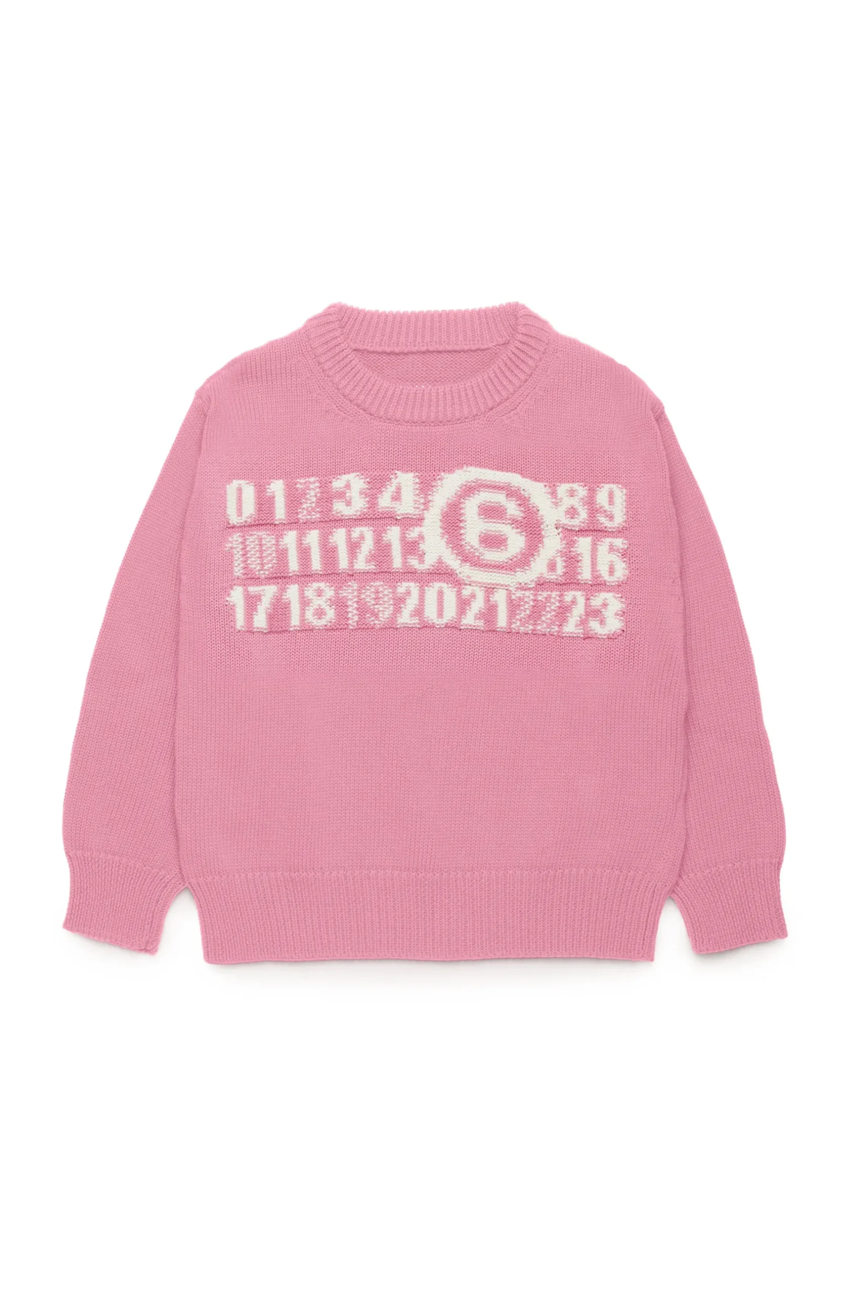 MM6 MAISON MARGIELA Pullover in maglia con Numeric logo | Bambino Maglieria | Logomania