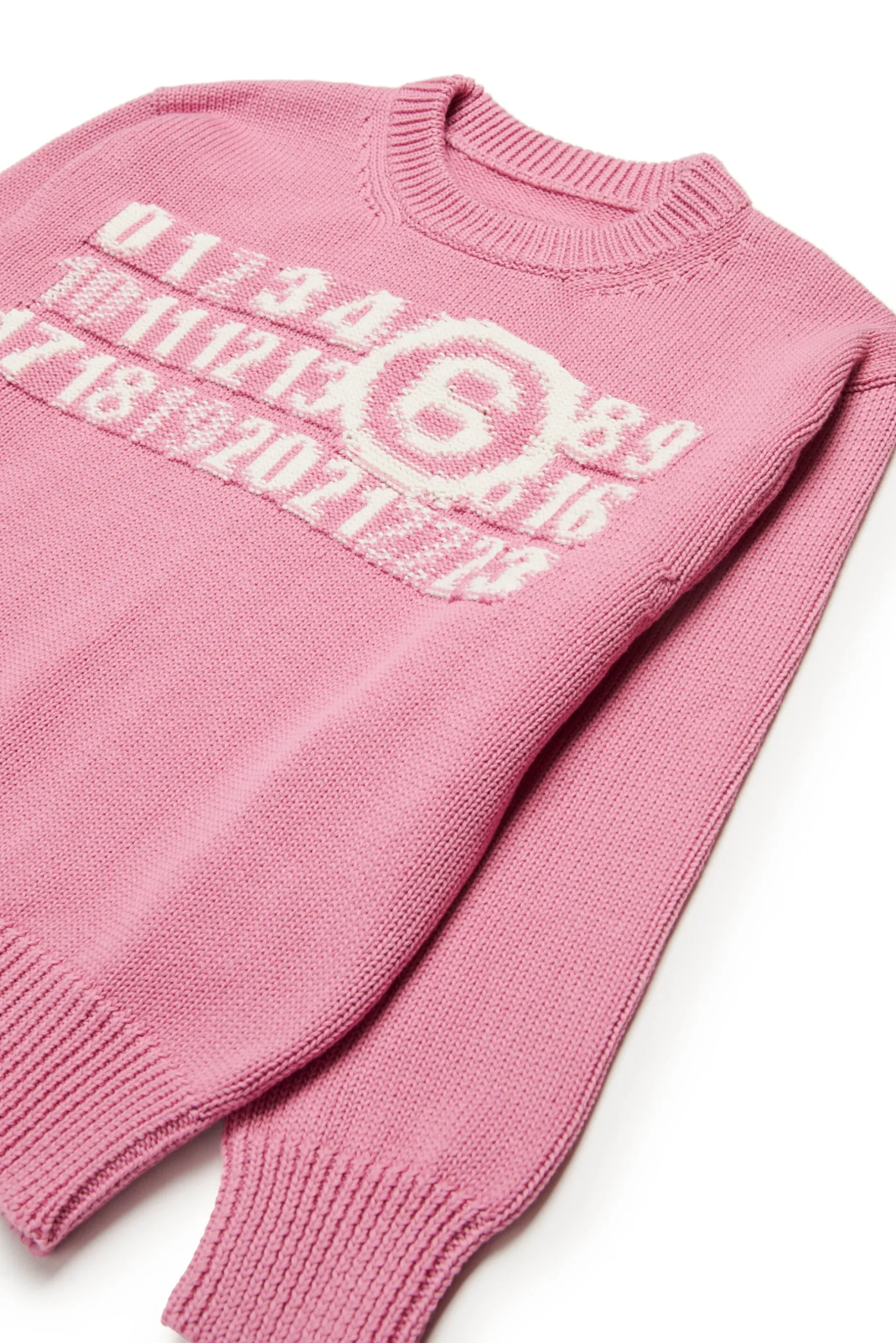 MM6 MAISON MARGIELA Pullover in maglia con Numeric logo | Bambino Maglieria | Logomania