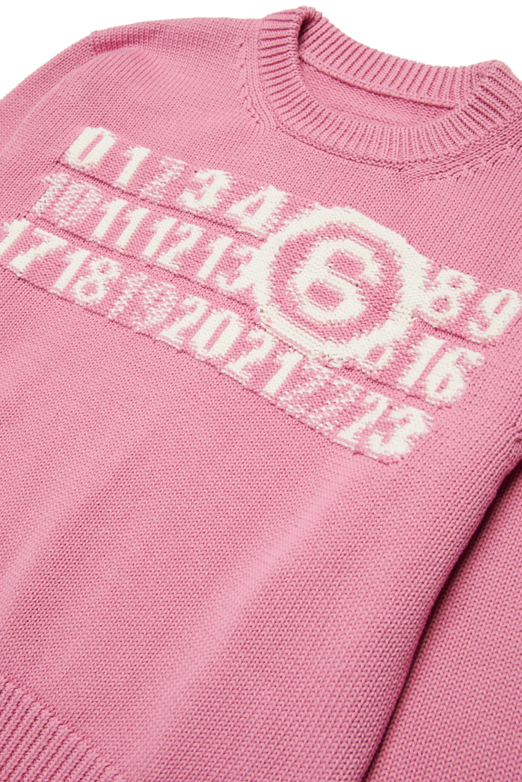 MM6 MAISON MARGIELA Pullover in maglia con Numeric logo | Bambino Maglieria | Logomania