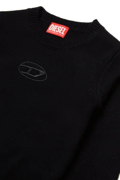 DIESEL Pullover in maglia rasata misto cashmere | Maglieria