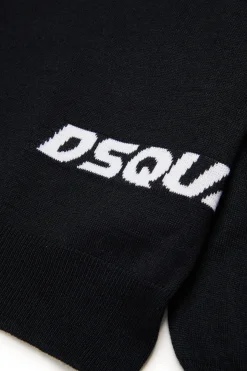 DSQUARED2 Pullover in maglia rasata misto lana | Bambino Maglieria | Maglieria