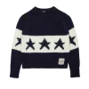 N°21 Pullover in misto alpaca con stelle | Bambino Maglieria