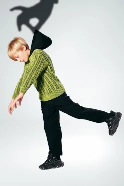 DIESEL Pullover in misto ciniglia con trecce e coste | Bambino Maglieria | Maglieria