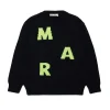 MARNI Pullover in misto lana con displaced logo | Bambino Maglieria | Maglieria