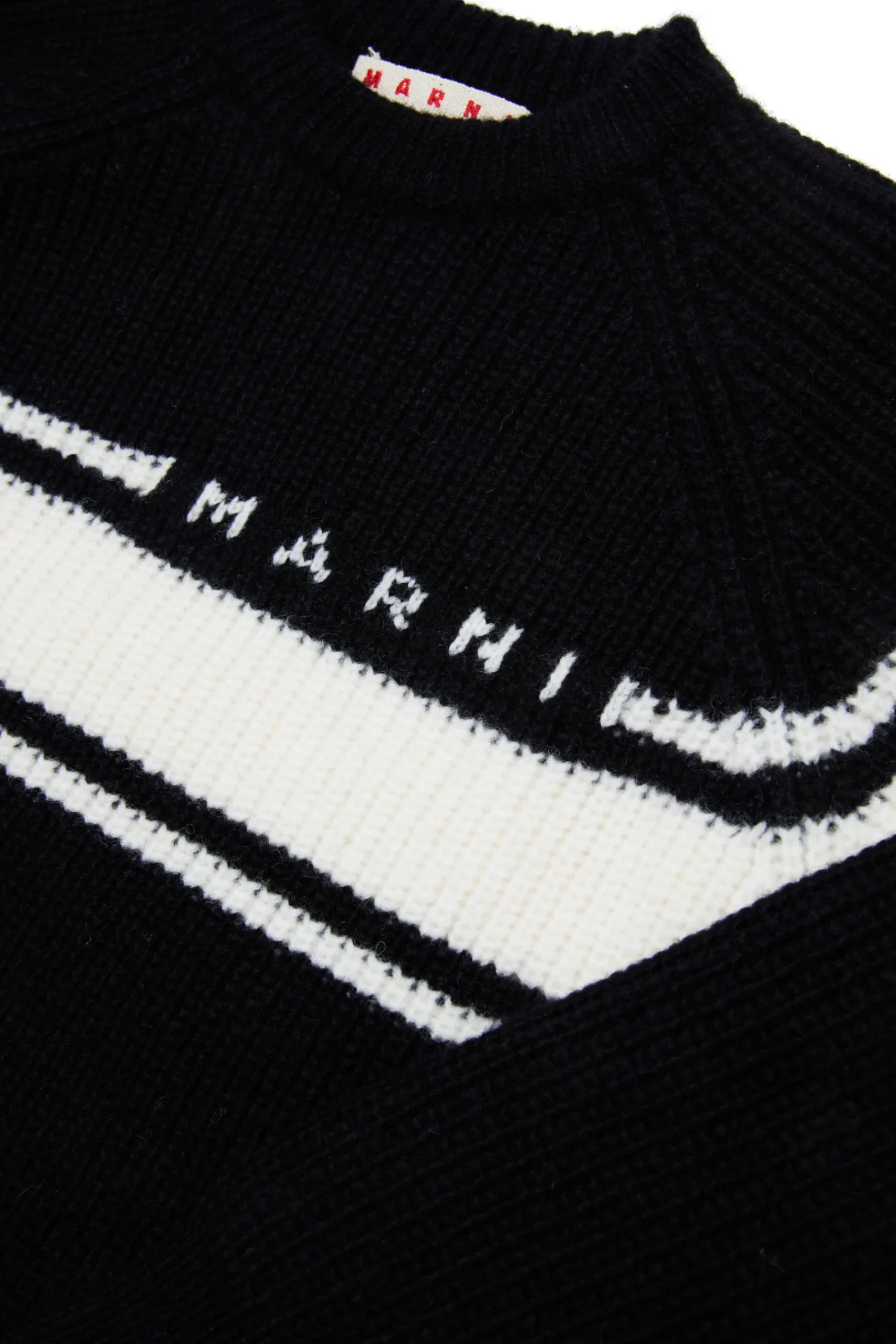 MARNI Pullover in misto lana con bande | Bambino Maglieria | Maglieria