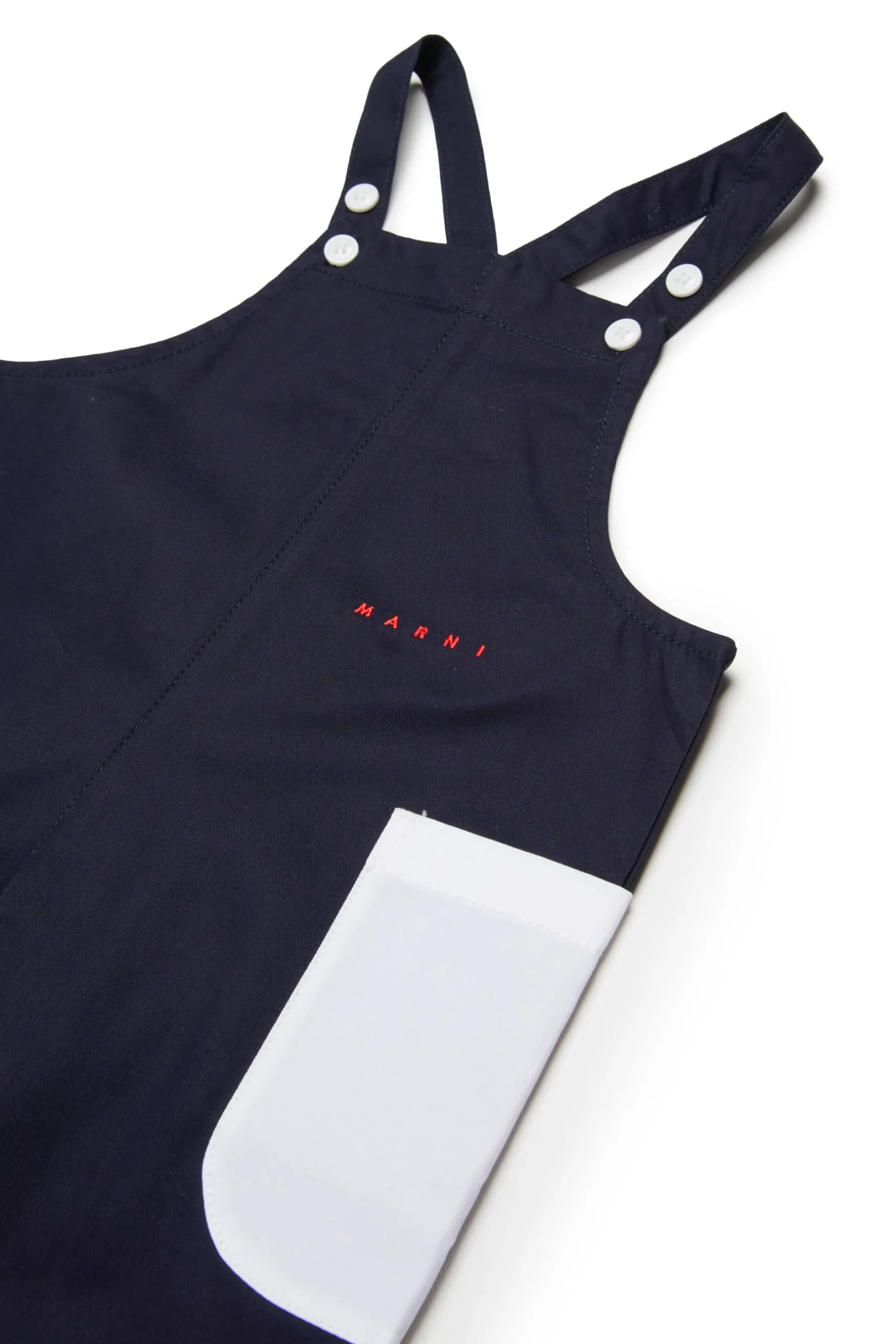 MARNI Salopette in gabardina con tasche | Tute E Baby Set