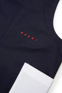 MARNI Salopette in gabardina con tasche | Tute E Baby Set
