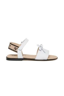 N°21 Sandali in pelle con fiocco | Sandali E Ciabatte | Ciabatte E Sandali