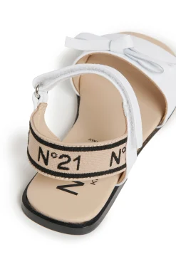 N°21 Sandali in pelle con fiocco | Sandali E Ciabatte | Ciabatte E Sandali