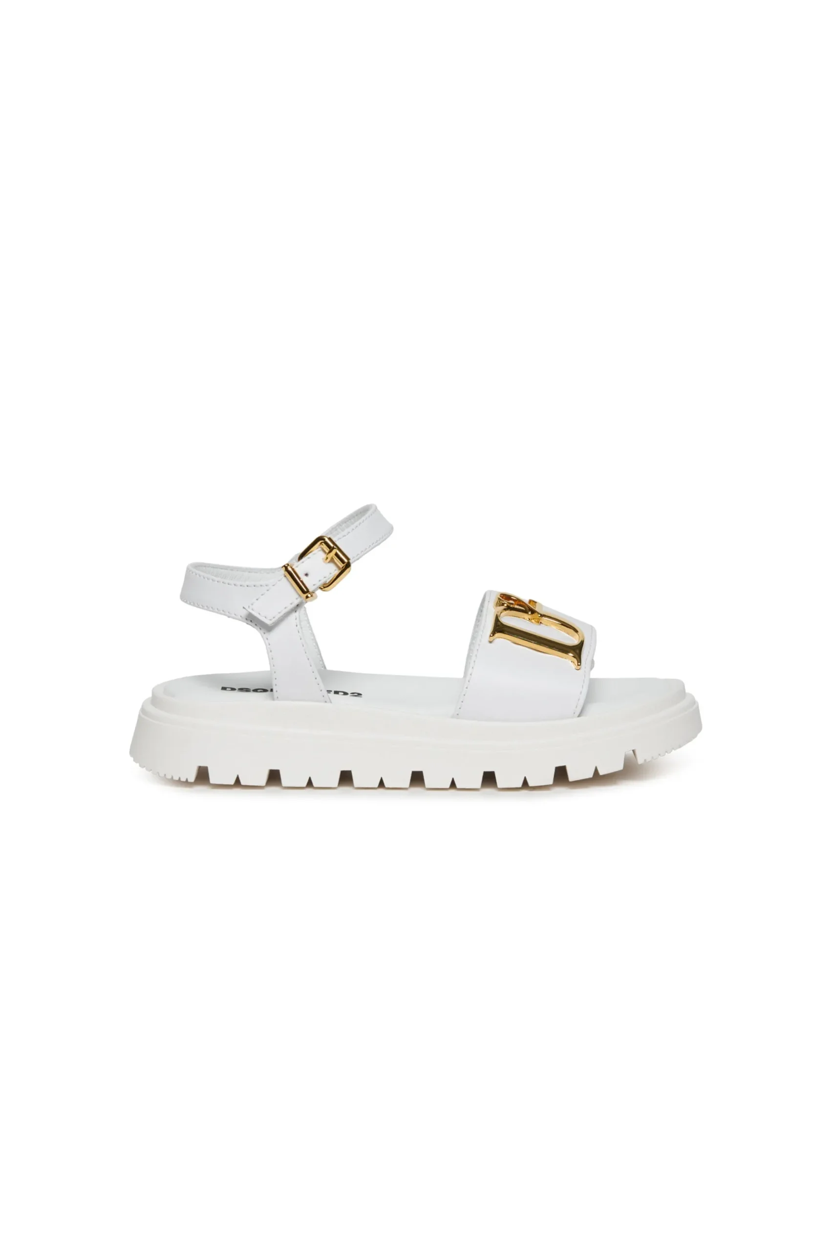 DSQUARED2 Sandali platform in pelle D2 Statement | Bambino Sandali E Ciabatte | Ciabatte E Sandali