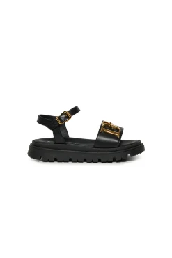 DSQUARED2 Sandali platform in pelle D2 Statement | Bambino Sandali E Ciabatte | Ciabatte E Sandali