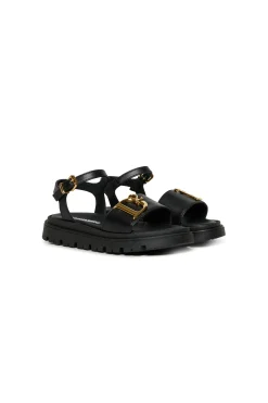 DSQUARED2 Sandali platform in pelle D2 Statement | Bambino Sandali E Ciabatte | Ciabatte E Sandali