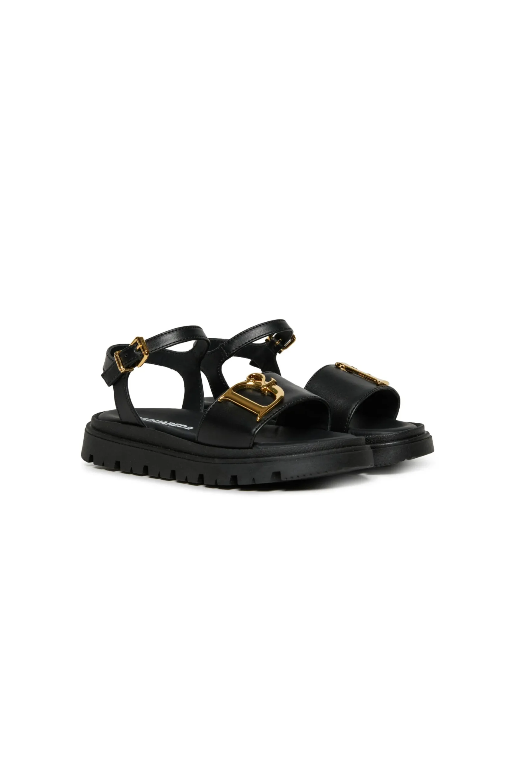 DSQUARED2 Sandali platform in pelle D2 Statement | Bambino Sandali E Ciabatte | Ciabatte E Sandali