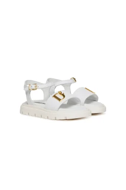 DSQUARED2 Sandali platform in pelle D2 Statement | Scarpe | Neonato