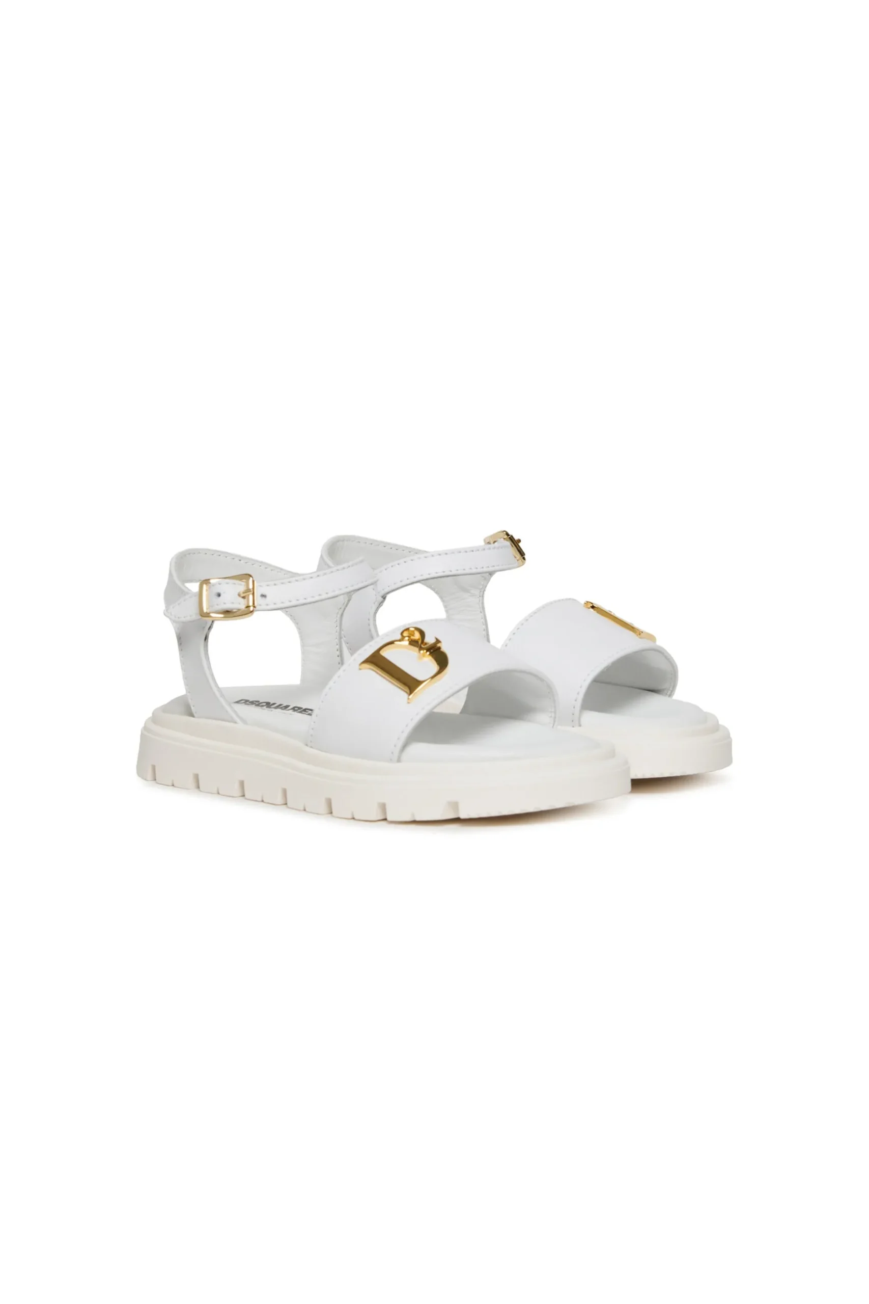 DSQUARED2 Sandali platform in pelle D2 Statement | Scarpe | Neonato