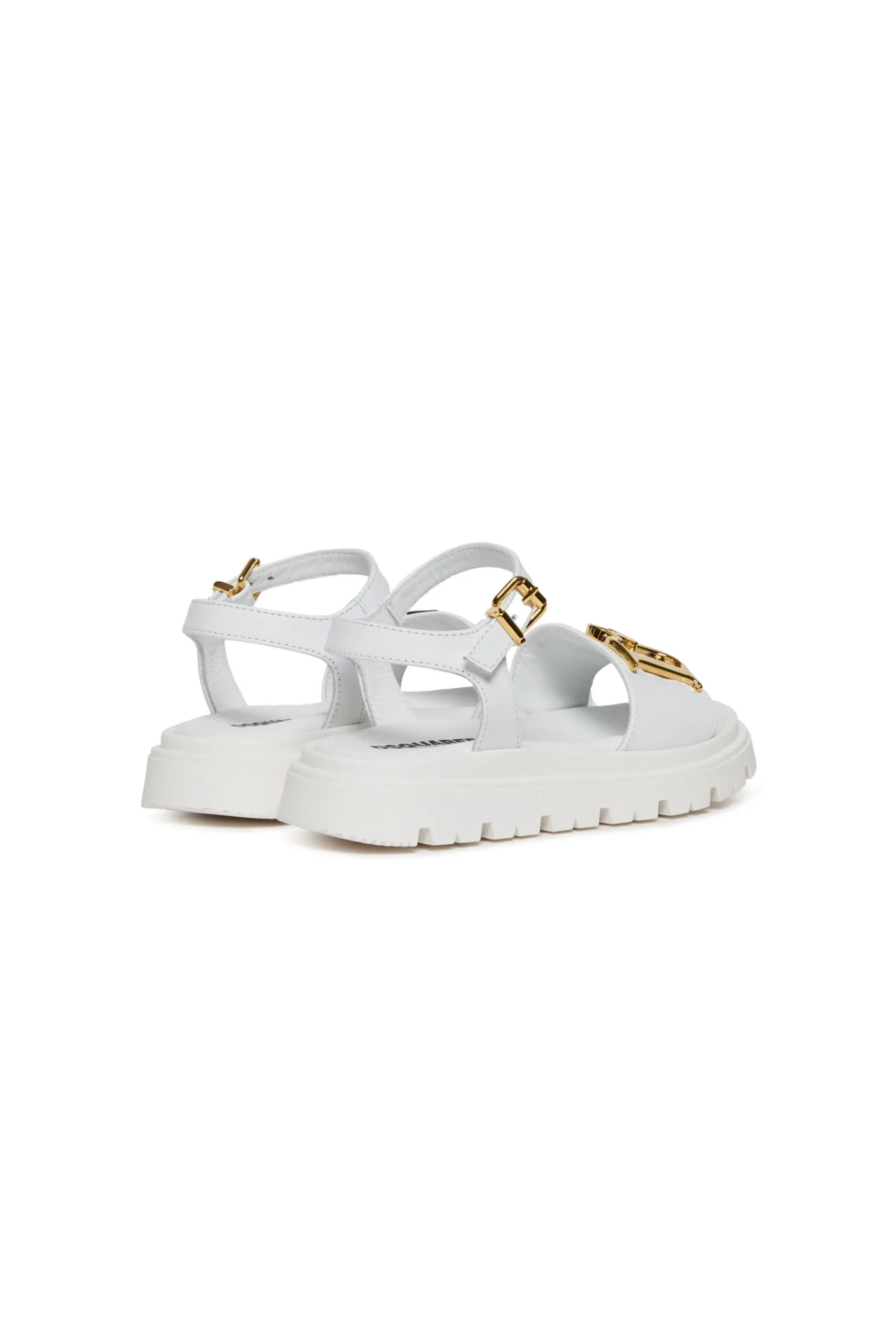 DSQUARED2 Sandali platform in pelle D2 Statement | Bambino Sandali E Ciabatte | Ciabatte E Sandali
