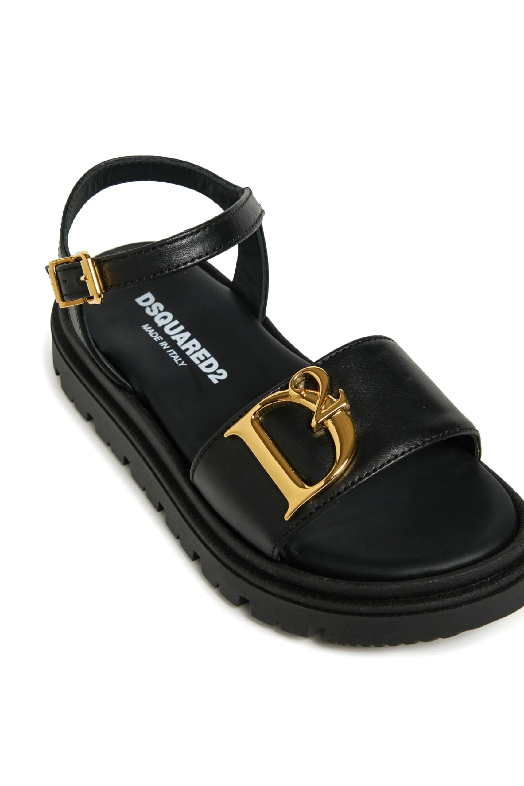 DSQUARED2 Sandali platform in pelle D2 Statement | Bambino Sandali E Ciabatte | Ciabatte E Sandali