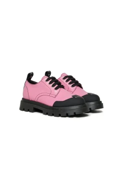 MARNI Scarpe stringate con logo sulla punta | Stivali E Anfibi | Anfibi E Stivali