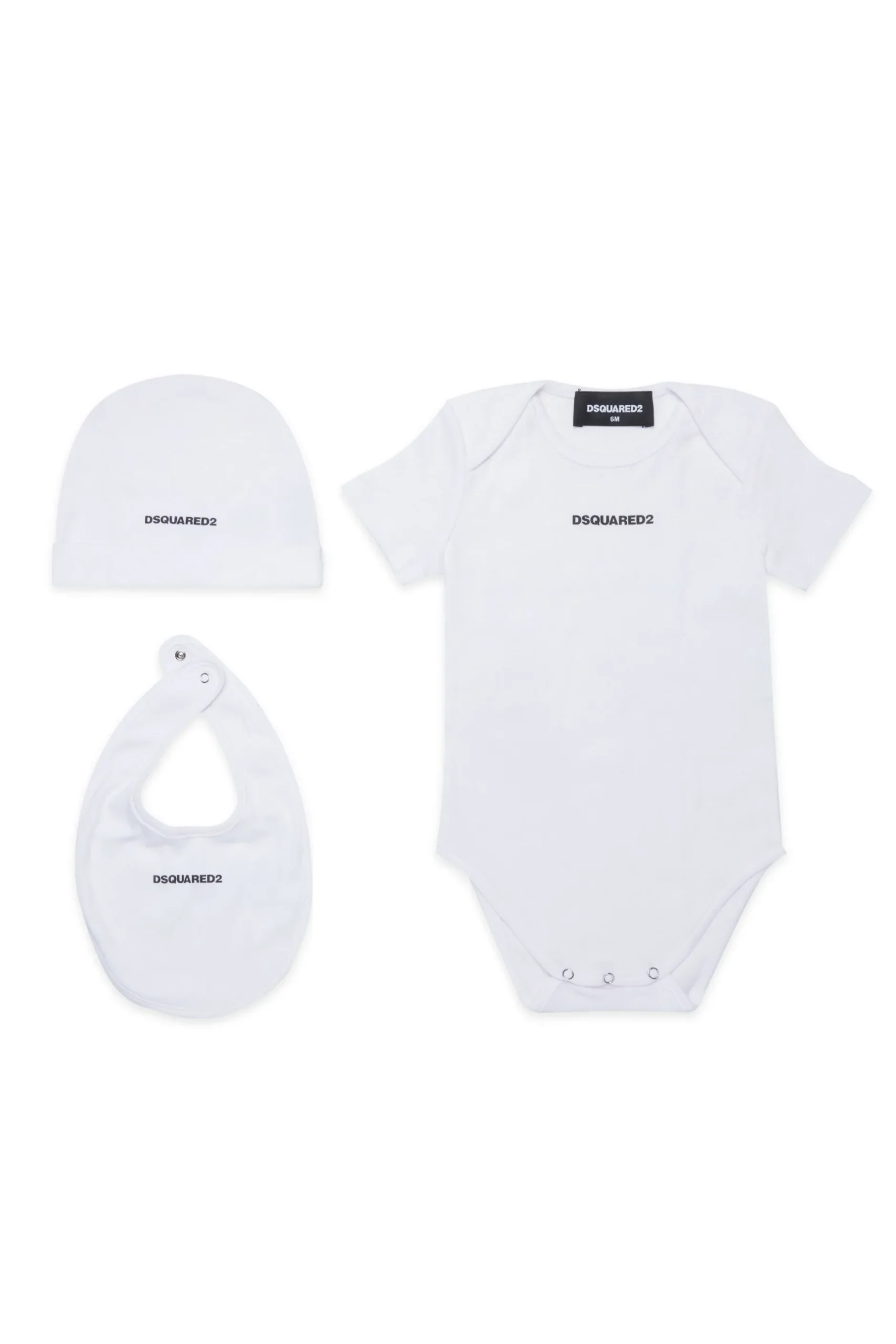 DSQUARED2 Set nascita corto con logo | Tute E Baby Set