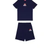 DIESEL Set t-shirt e bermuda in jersey con logo D | Bambino Tute | Tute
