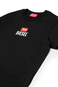 DIESEL Set t-shirt e bermuda in jersey con logo D | Bambino Tute | Tute